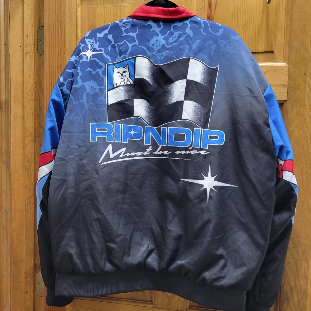 Rip N Dip Nascar Nerm Puffy Racing Jacket